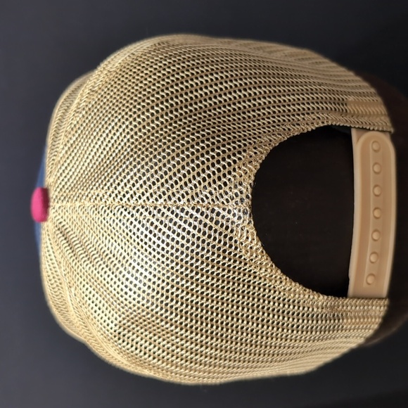 kolwoven,Vintage 1985 Limited Edition Classic Pink/Blue Trucker Hat, NWOT. - Picture 4 of 8